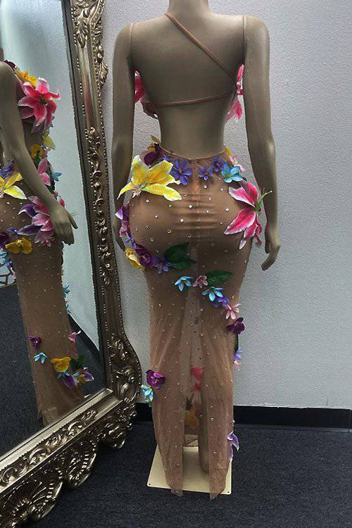 Bliss Flower Maxi Dress (Ready To Ship)