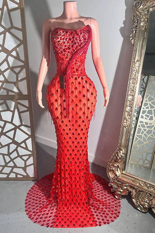 Rory Diamante Tassel Dress (Ready To Ship)