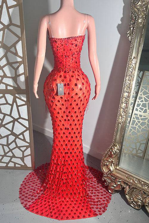 Rory Diamante Tassel Dress (Ready To Ship)