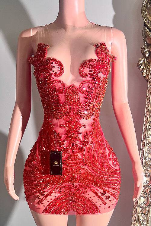 Tabia Rhinestone Dress (Pre-Order)