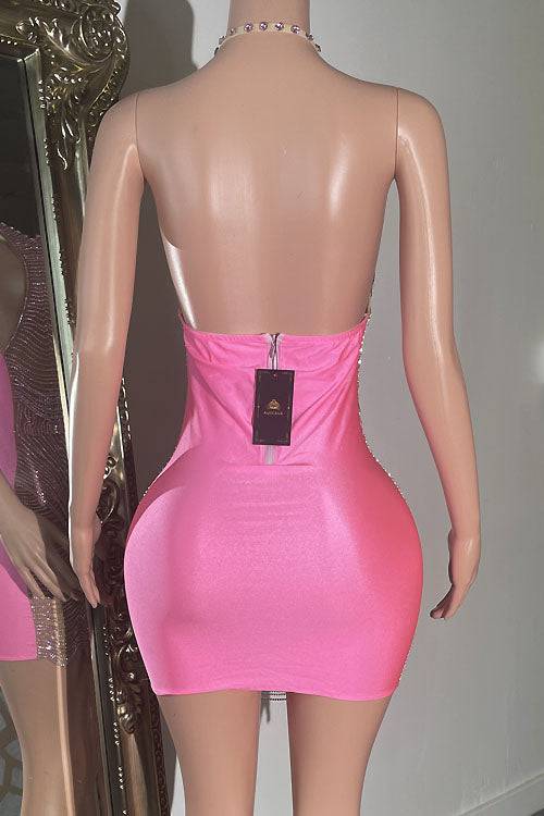 Carlotta Pink Dress (Ready To Ship)