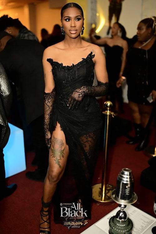Iris Black Lace Dress (Pre-Order)
