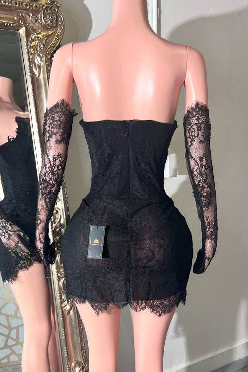 Iris Mini Lace Dress (Ready to Ship)