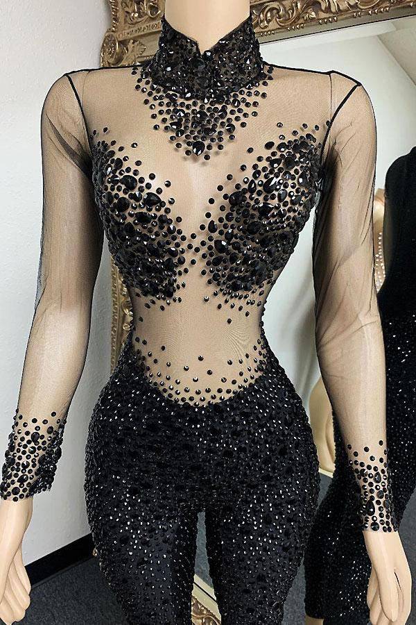 Icon Black Bodysuit (Ready To Ship)