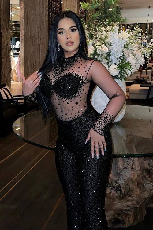 Icon Black Bodysuit (Ready To Ship)