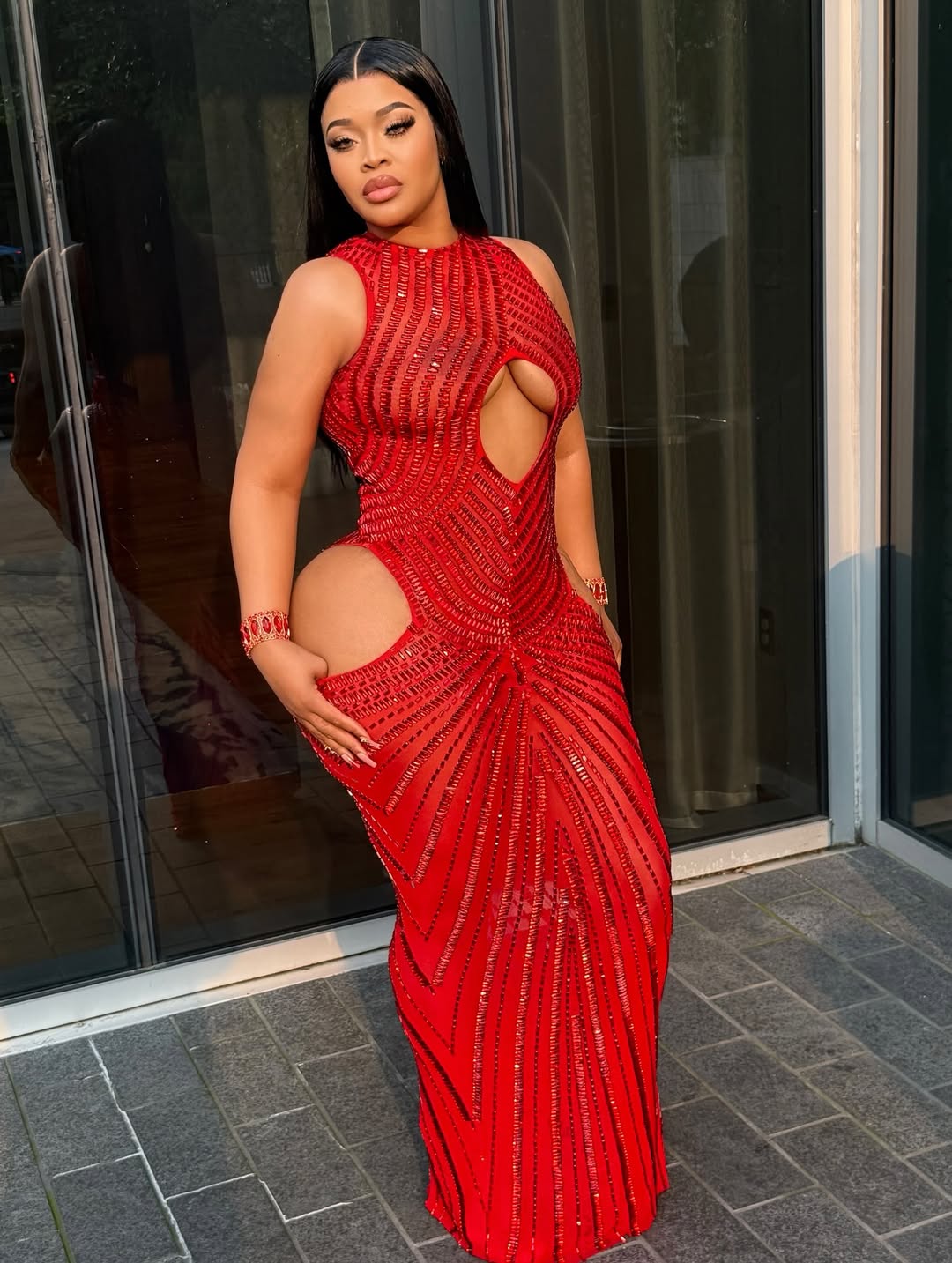 Karla Red Dress (Pre-Order)