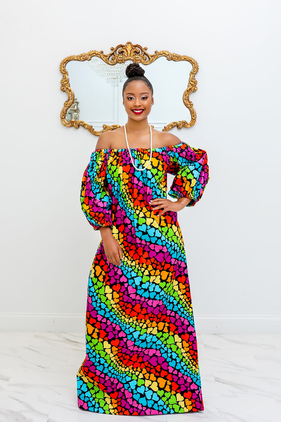 Love in Color Ankara Dress(Ready To Ship)