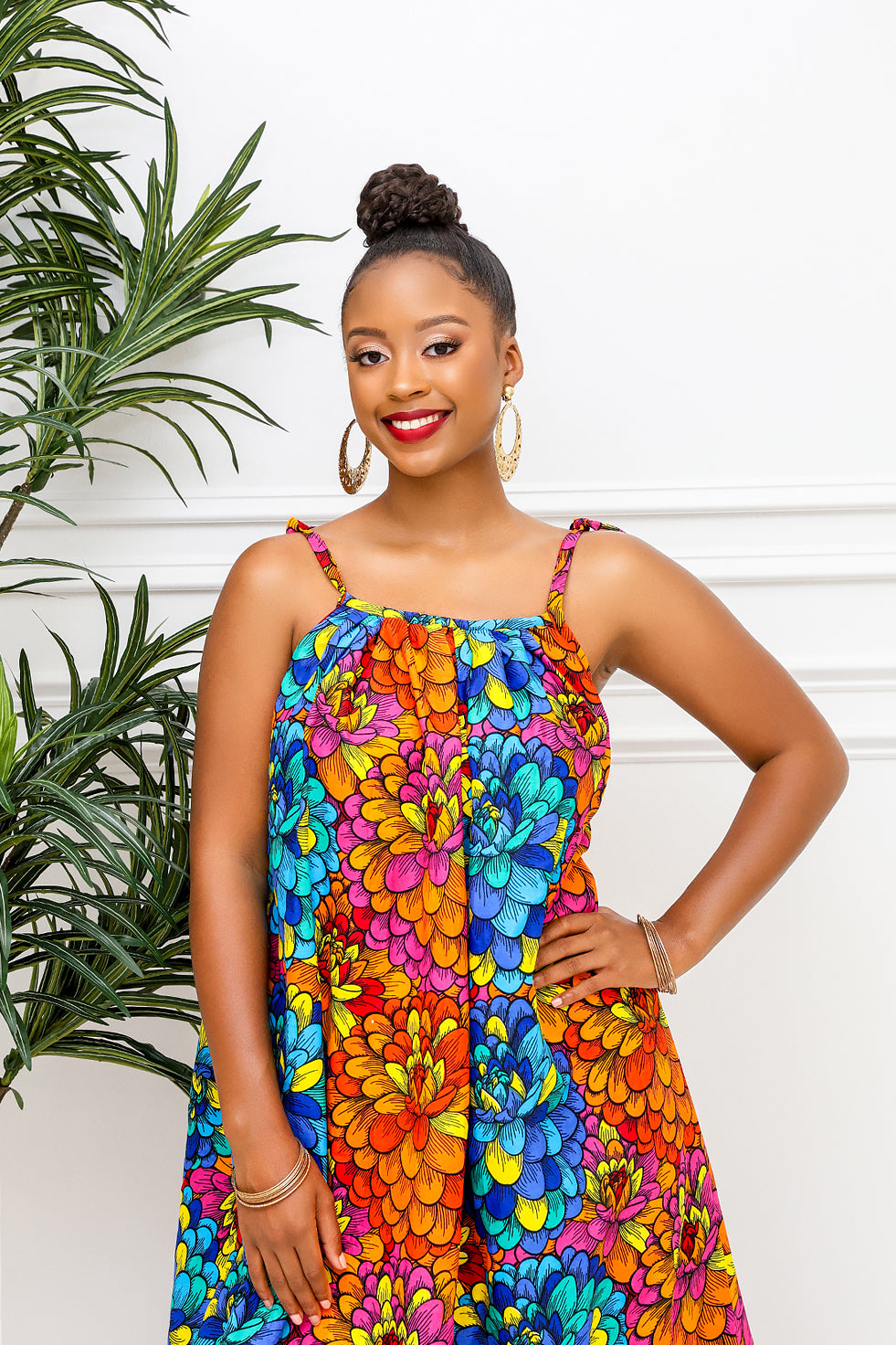 Color Burst Maxi Dress (Ready To Ship)