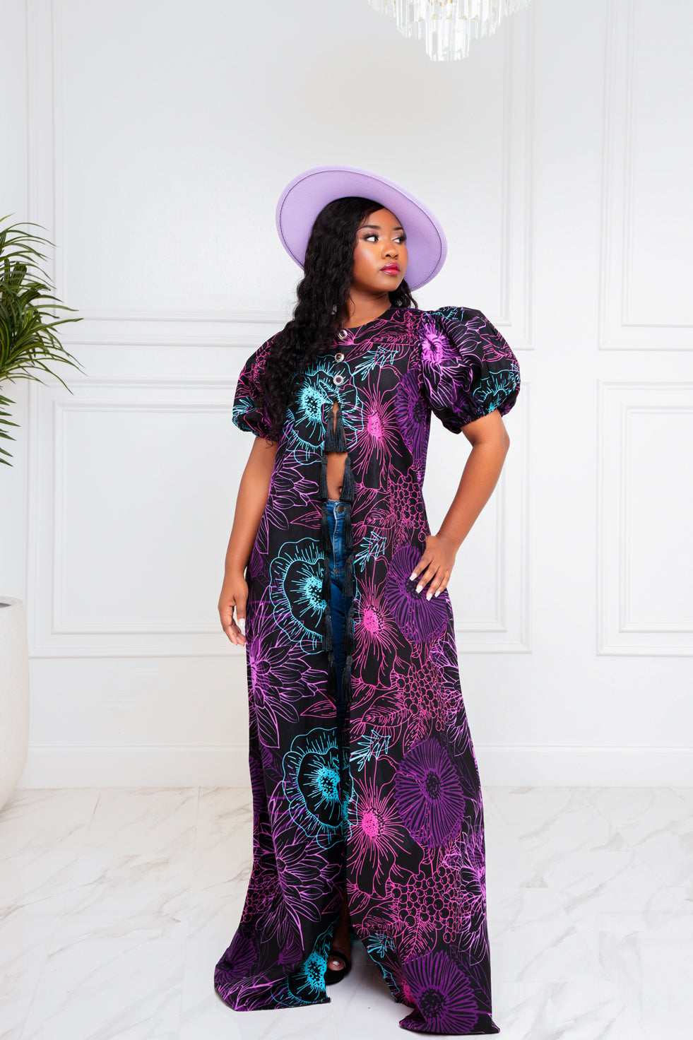 Kia Ankara Kimono (Ready To Ship)