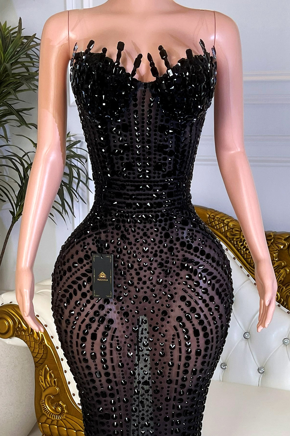 Fool In Love All Black Maxi Dress (Pre-Order)