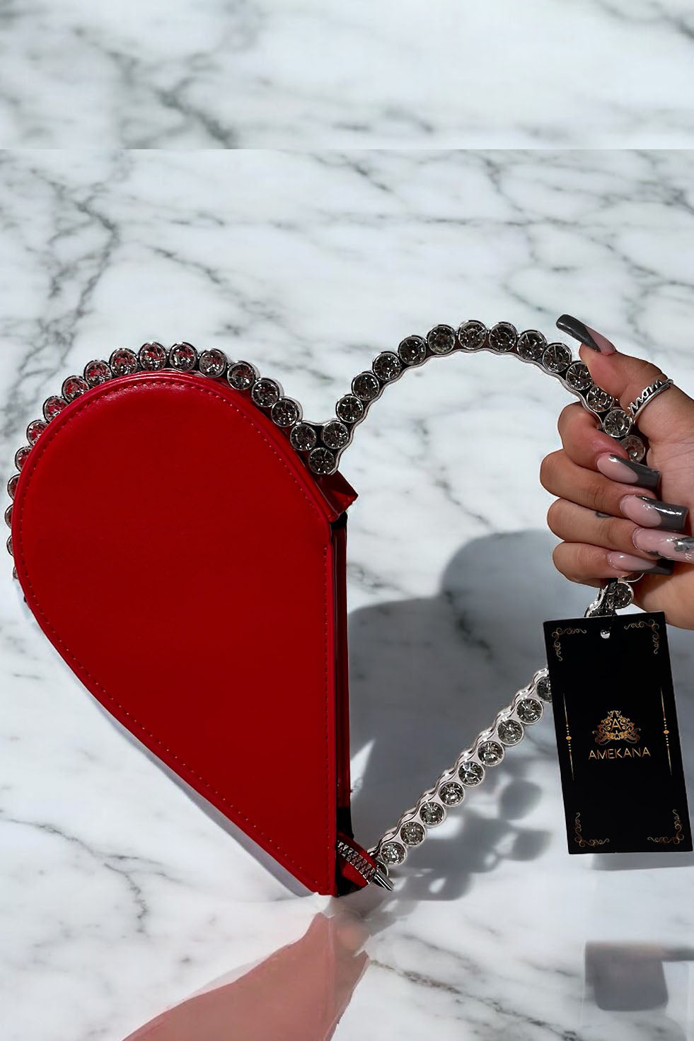 I heart You Clutch (Ready To Ship)