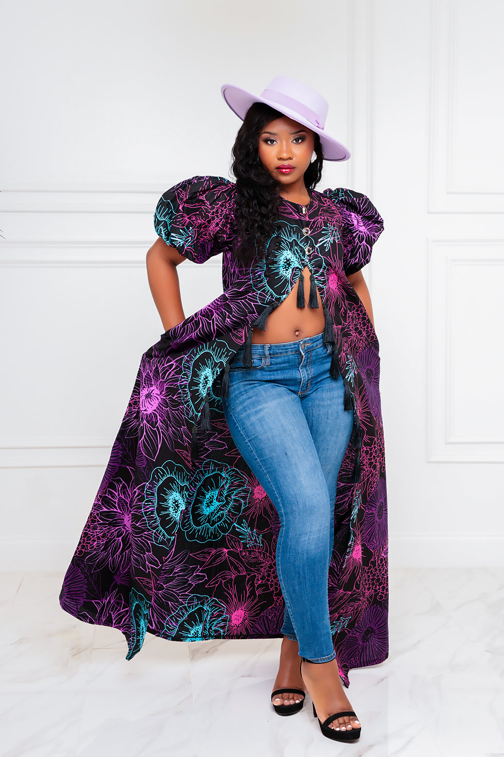 Kia Ankara Kimono (Ready To Ship)
