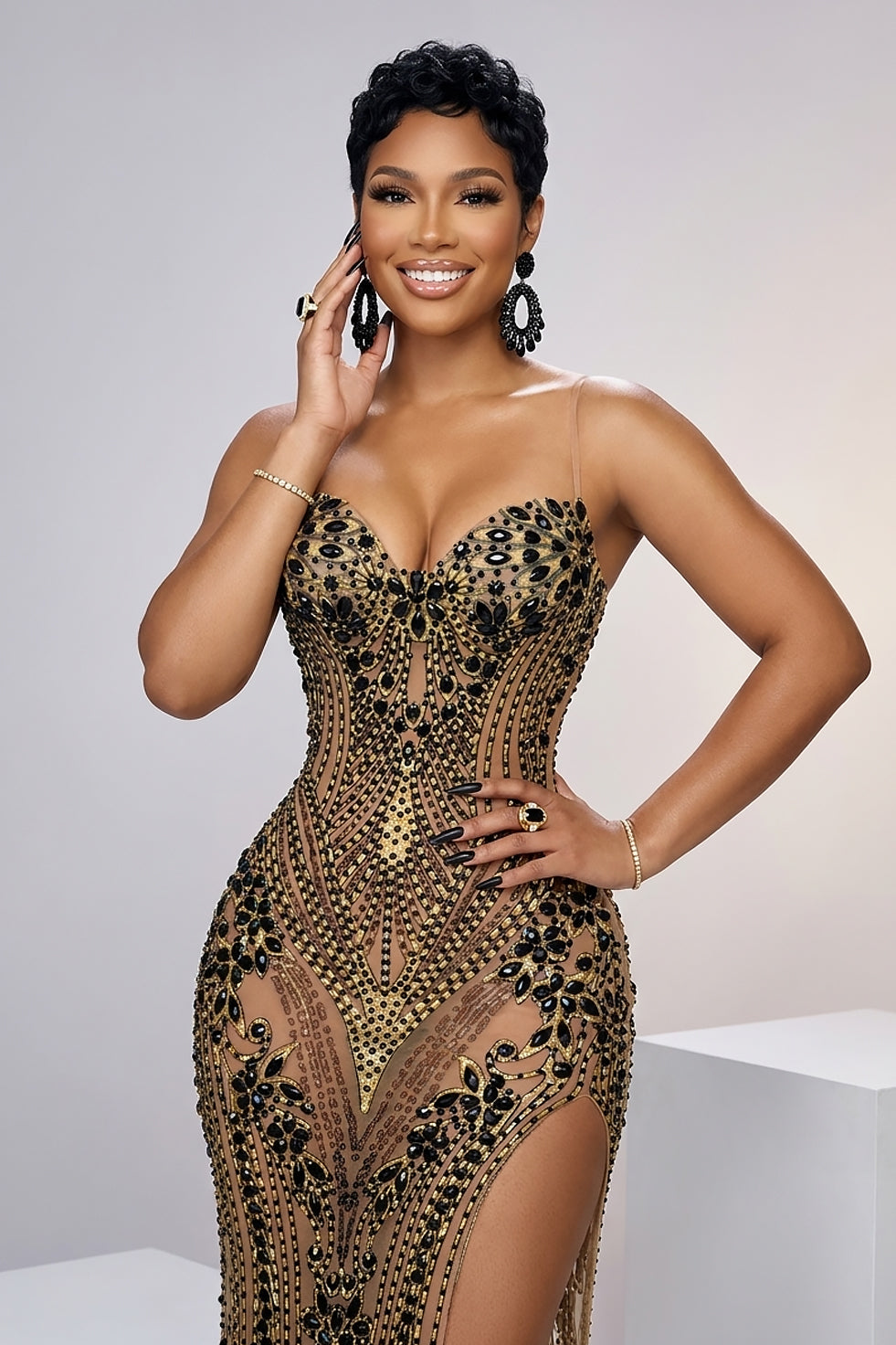 Jordyn Black Dress (Pre-Order)
