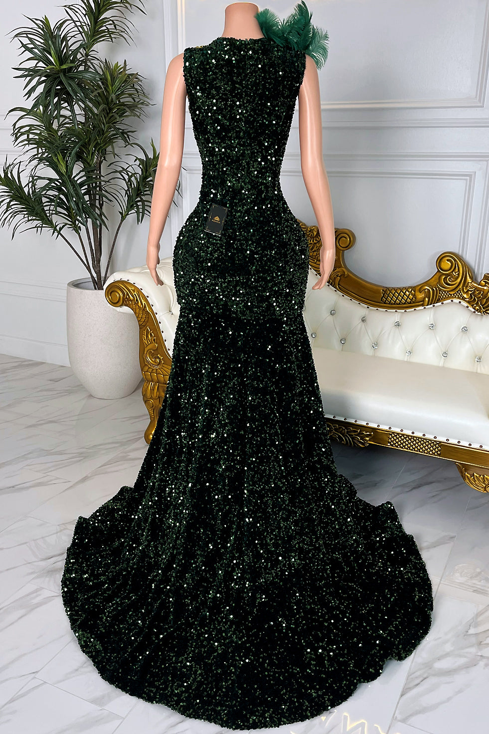 Golden Leaf Dress (Ready to Ship)