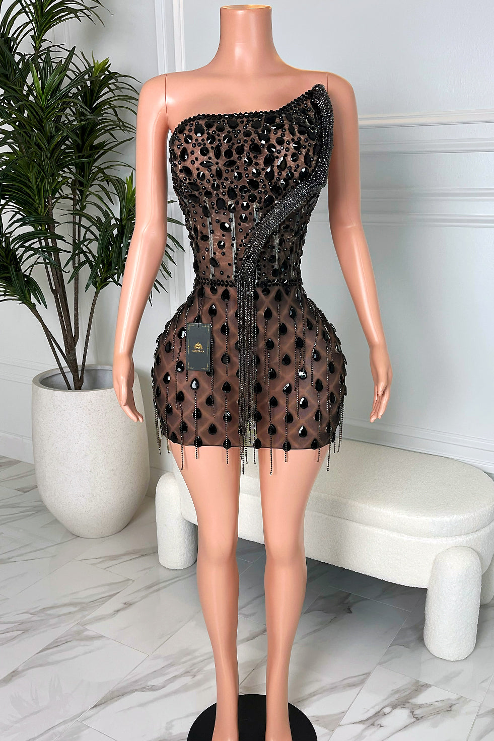 Rory Black Mini Dress (Ready To Ship)