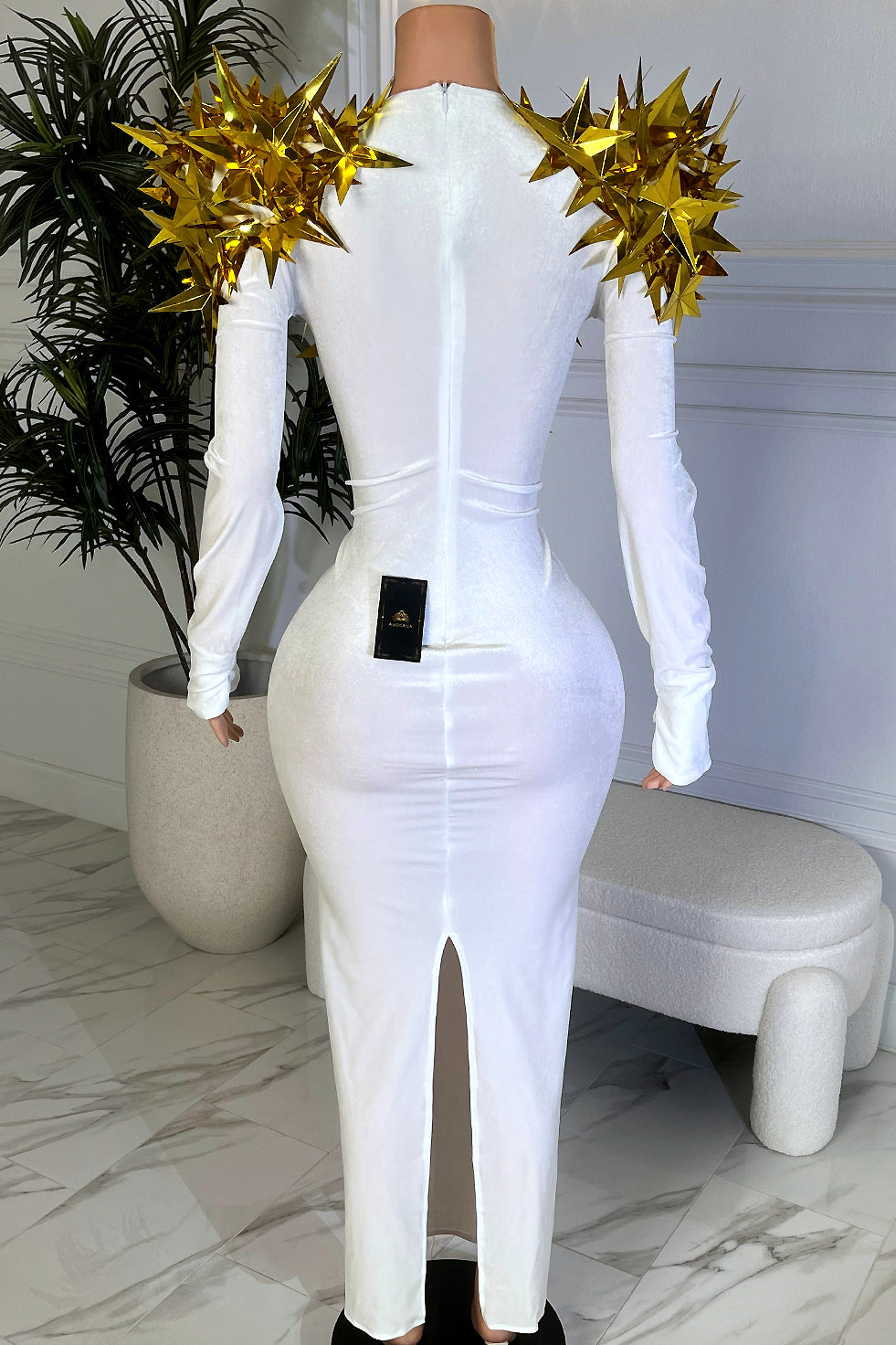 Astra White Maxi Dress (Ready To Ship)