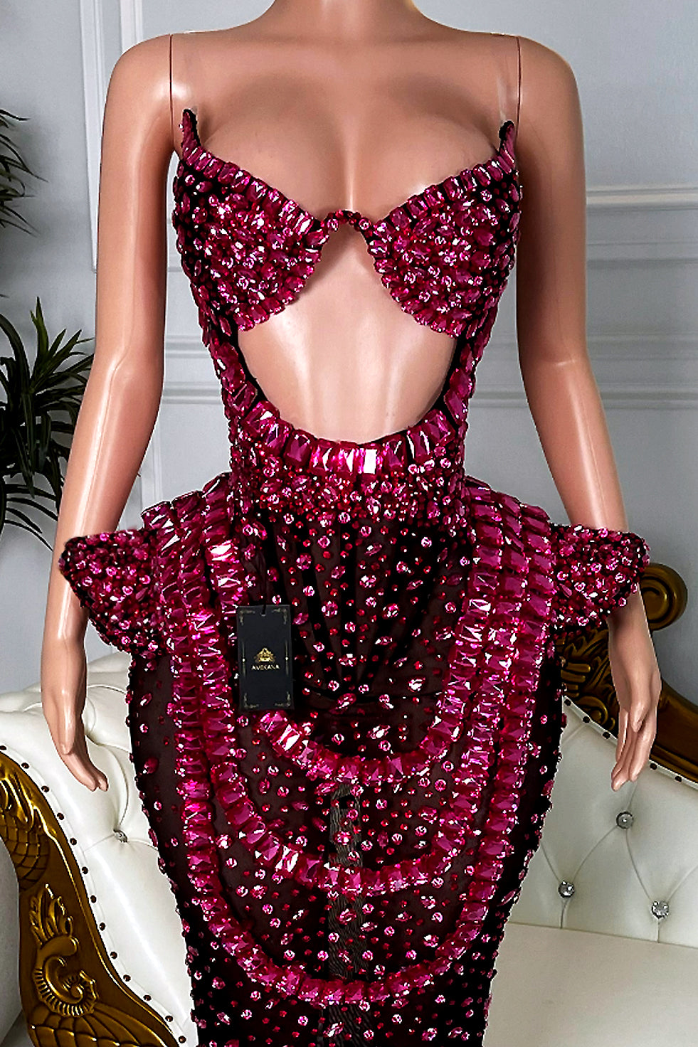 Crown Me Pink Dress (Ready To Ship)