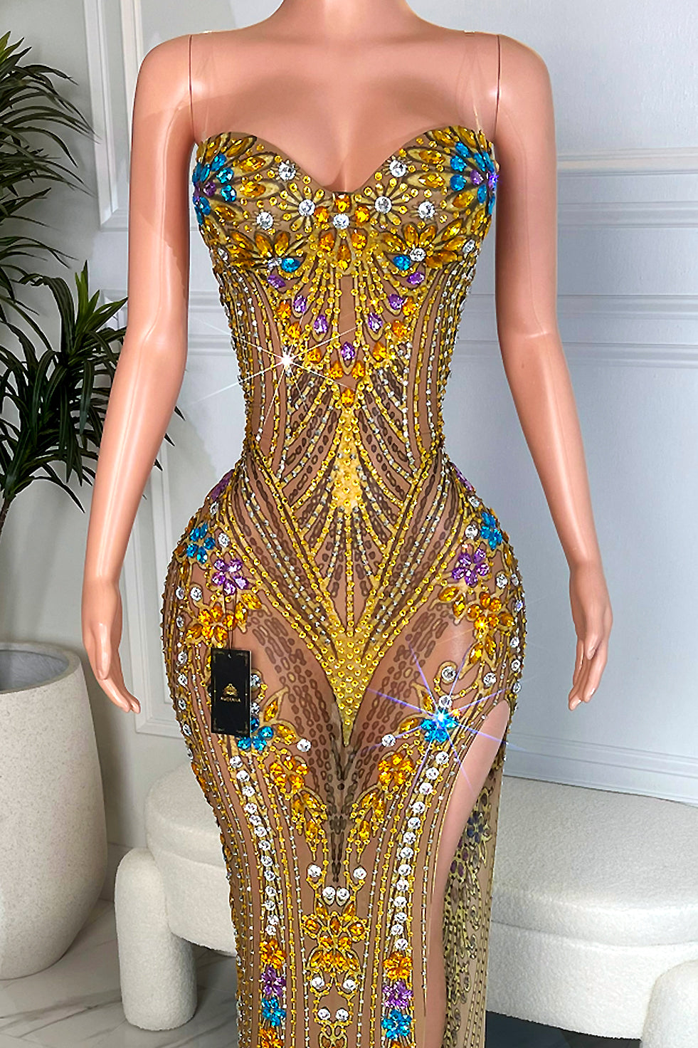 Festival of Jewels Dress (Ready To Ship)