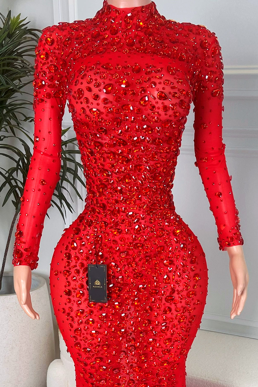 Kaelie Feather Dress (Ready To Ship)