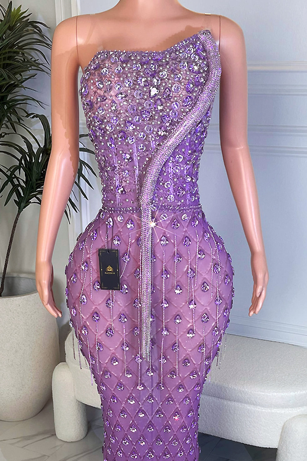 Rory Purple Dress (Ready To Ship)