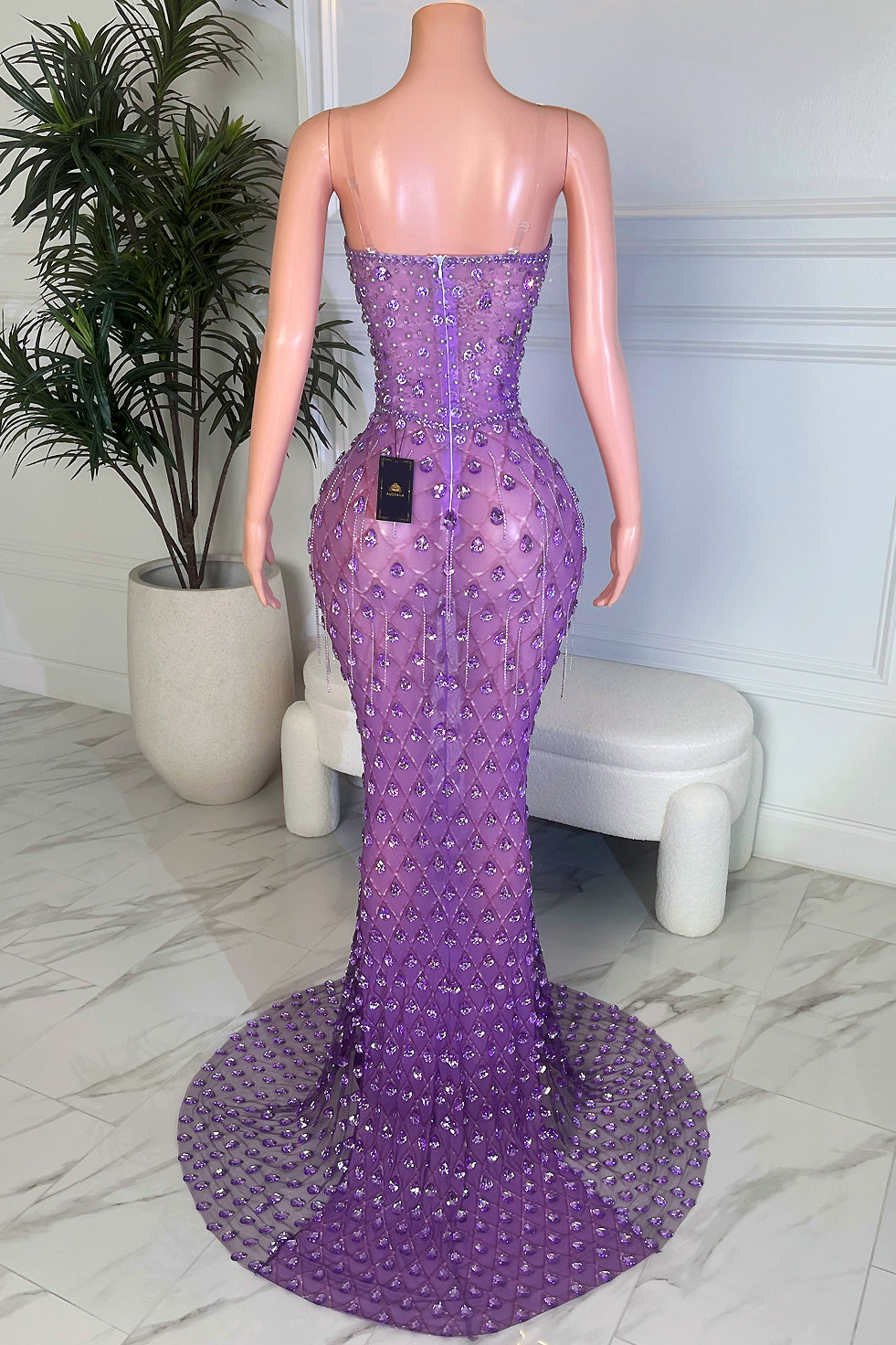 Rory Purple Dress (Ready To Ship)