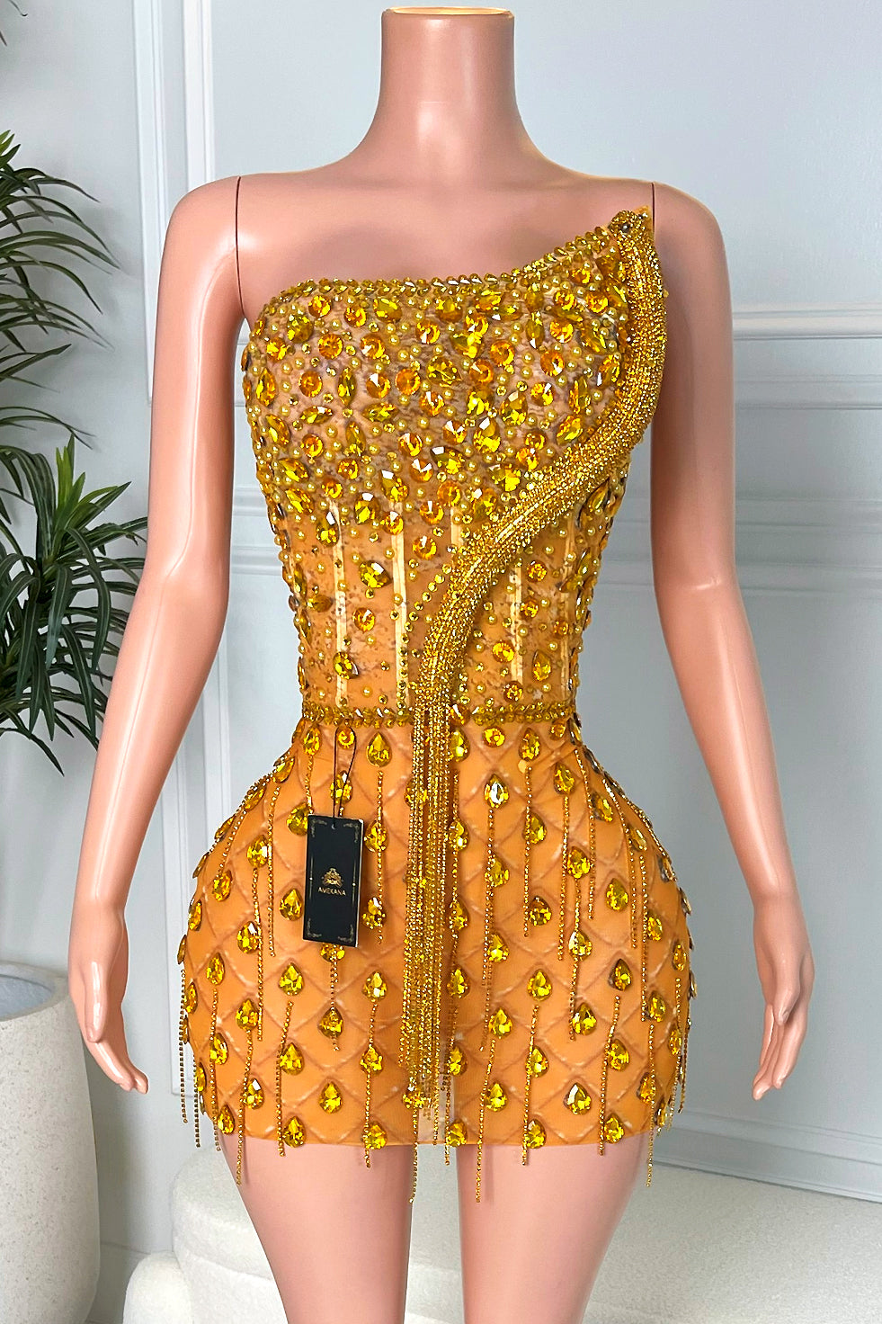 Rory Gold Mini Dress (Ready To Ship)