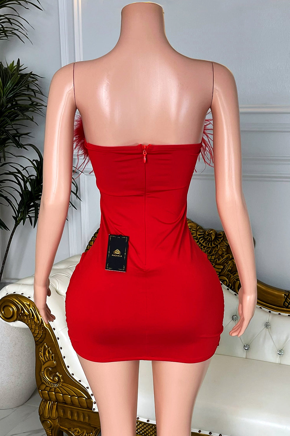 Stolen Kisses Red Mini Dress (Pre-Order)