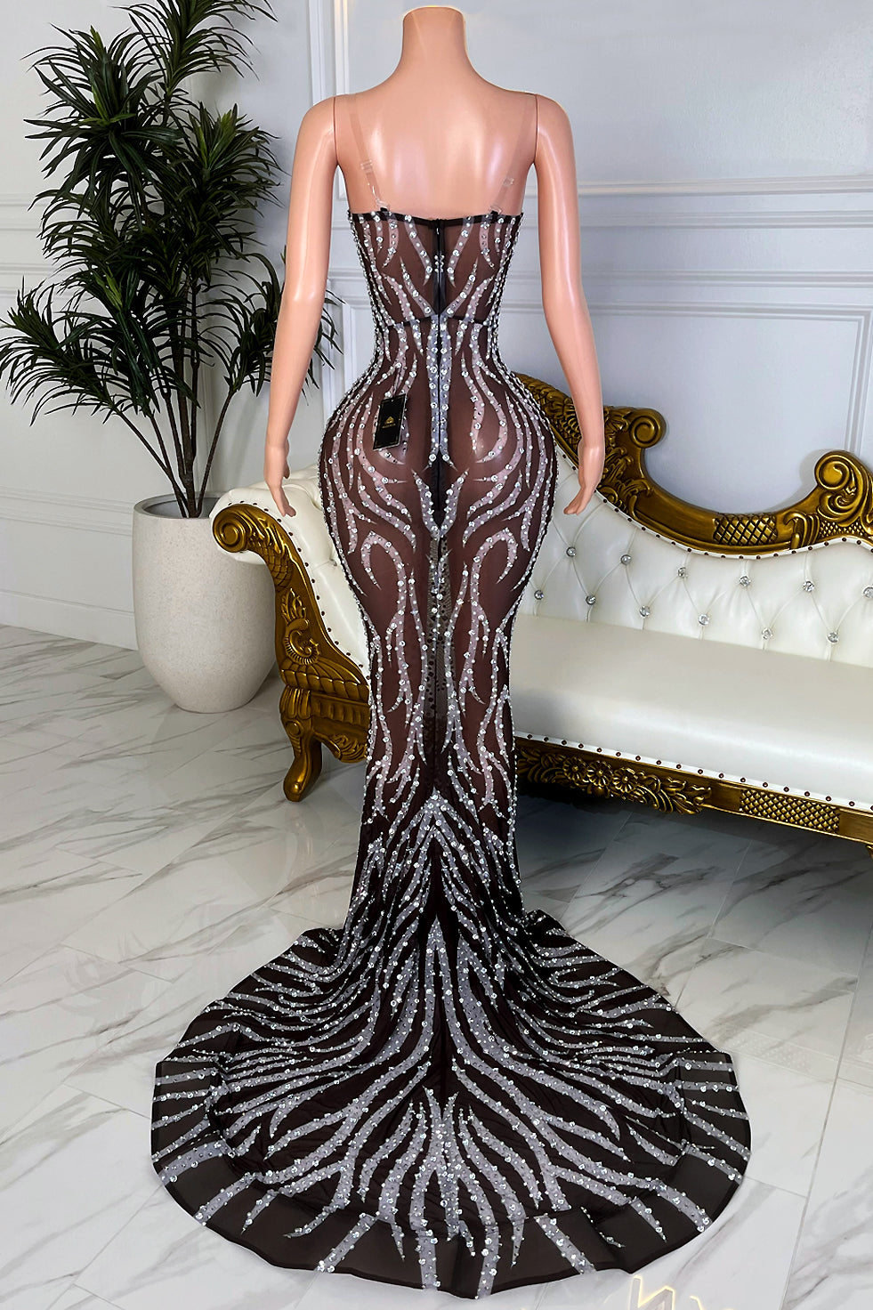 Wands Black Maxi Dress (Pre-Order)