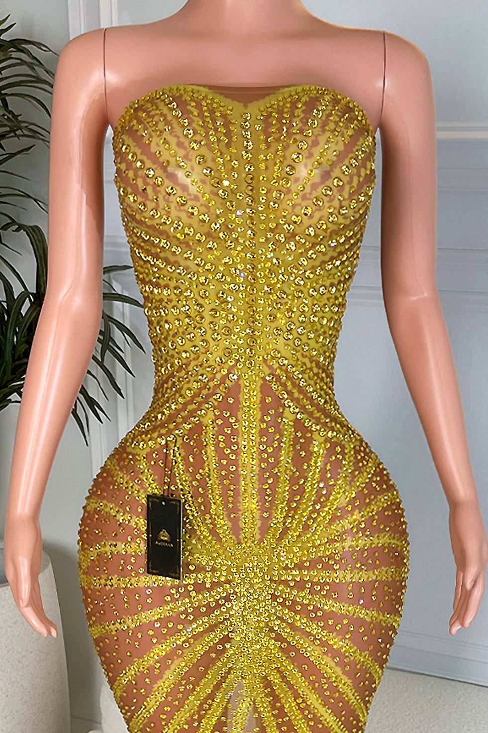 Irreplaceable Gold Dress (Ready To Ship)