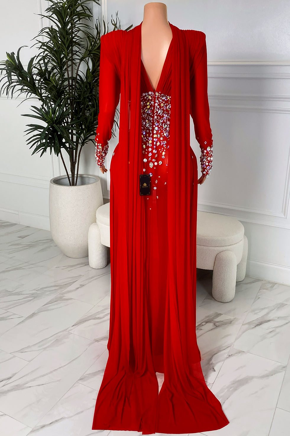 Opal Red Dress(Ready To Ship)