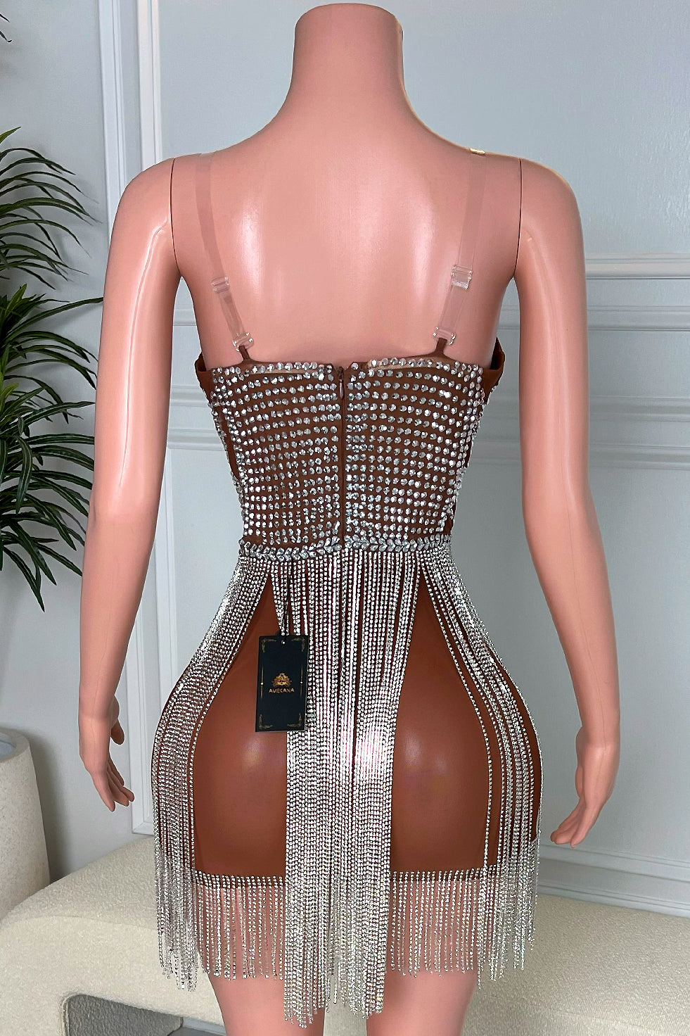 Alana Diamante Dress (Ready To Ship)