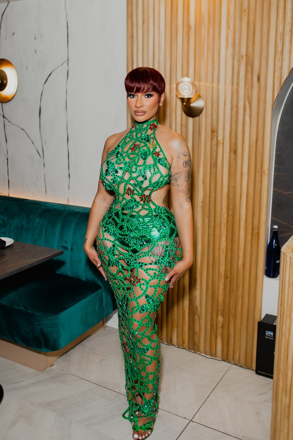 Amanda Green Dress (Ready To Ship)