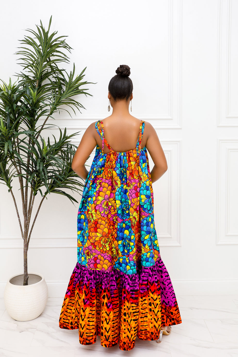 Color Burst Maxi Dress (Ready To Ship)