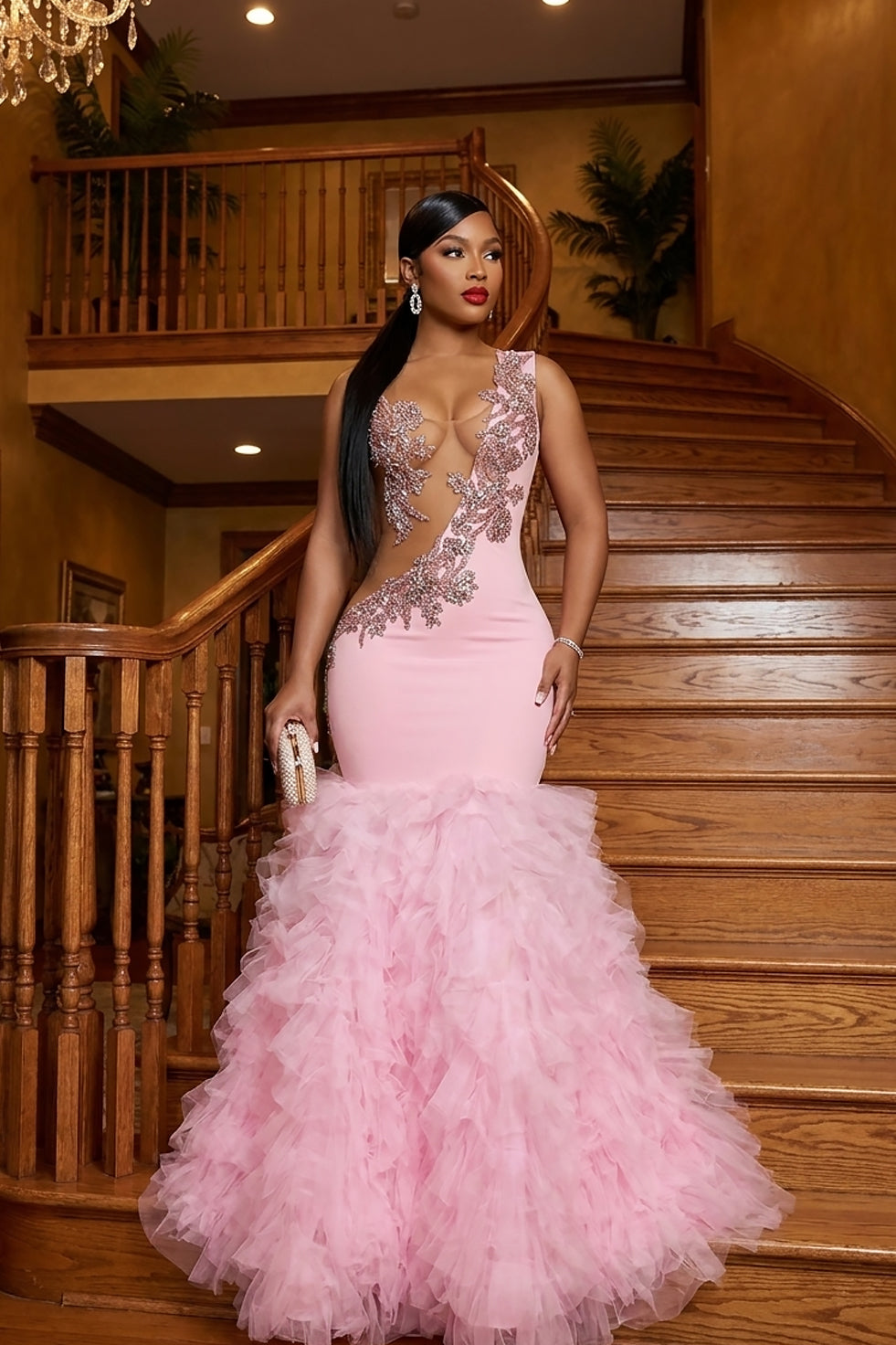 Finn Pink Maxi Dress (Ready to Ship)
