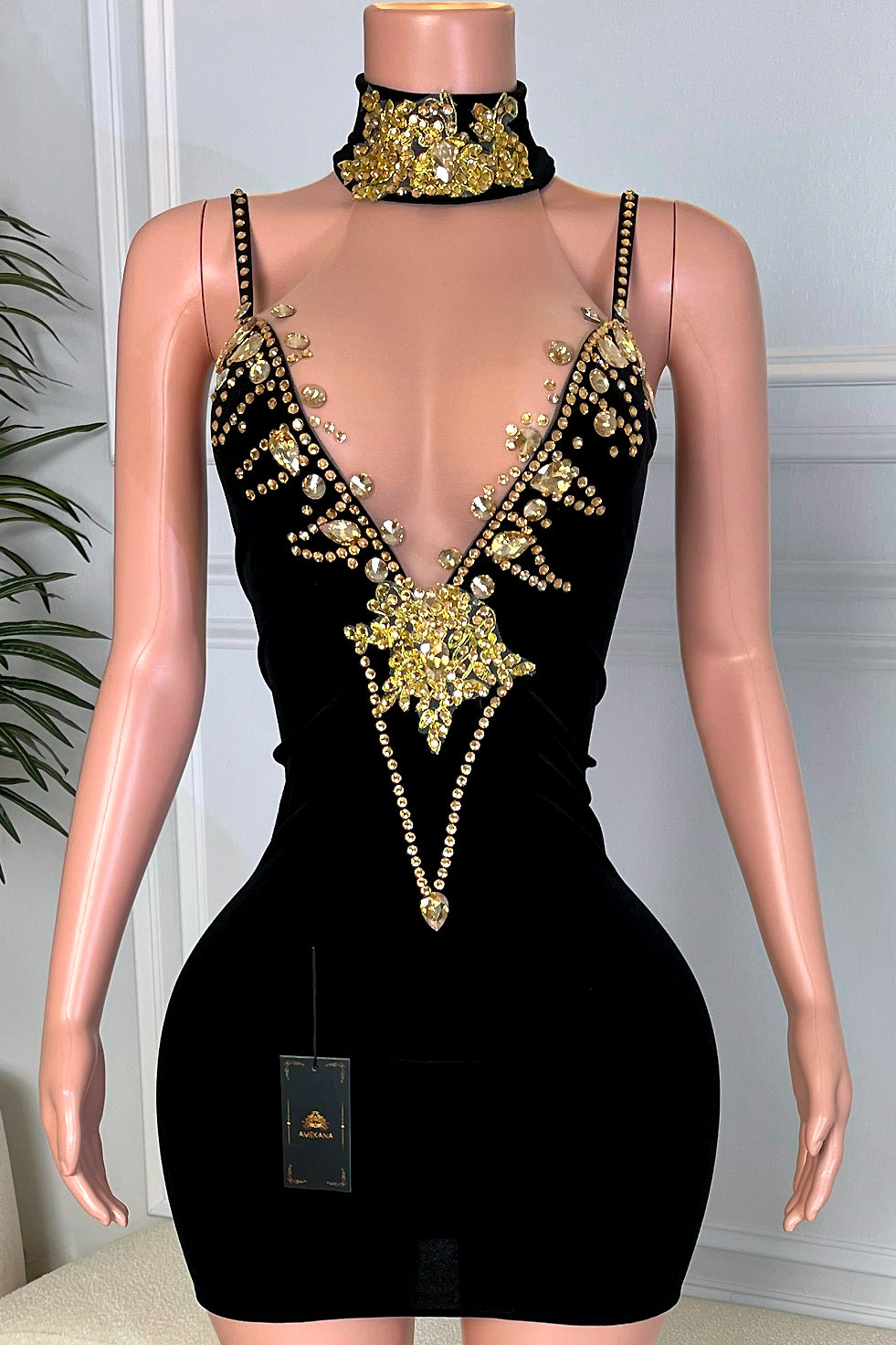 Cici Diamante Dress (Ready to Ship)