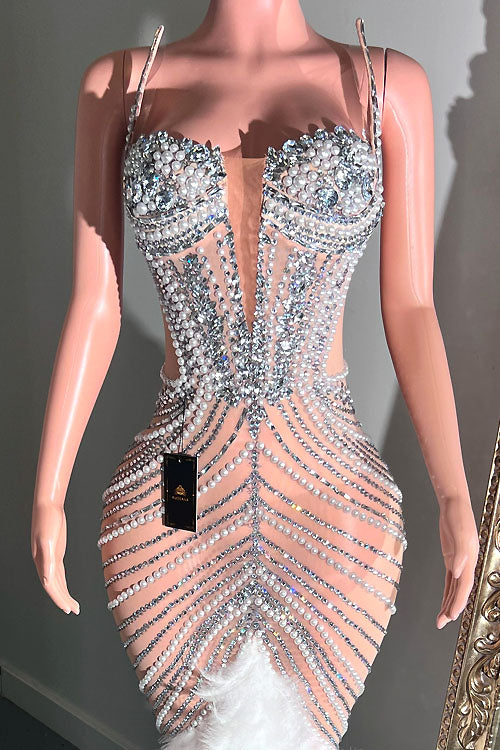 Gaze Feather Dress(Ready To Ship)