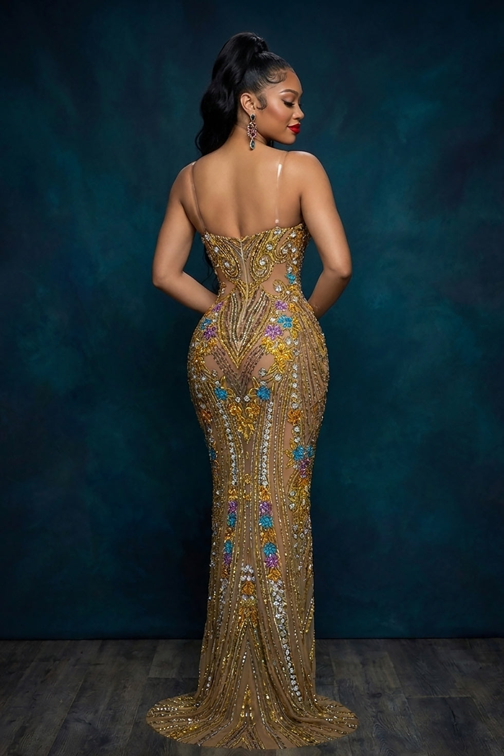 Festival of Jewels Dress (Ready To Ship)