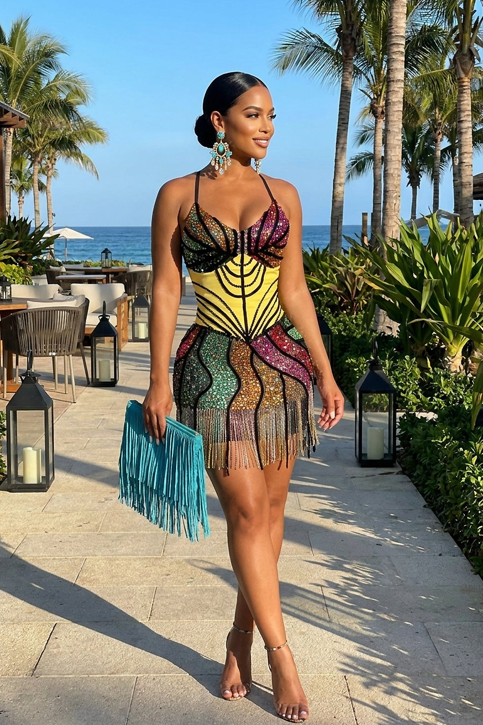 Prism Wings Party Dress(Pre-Order)