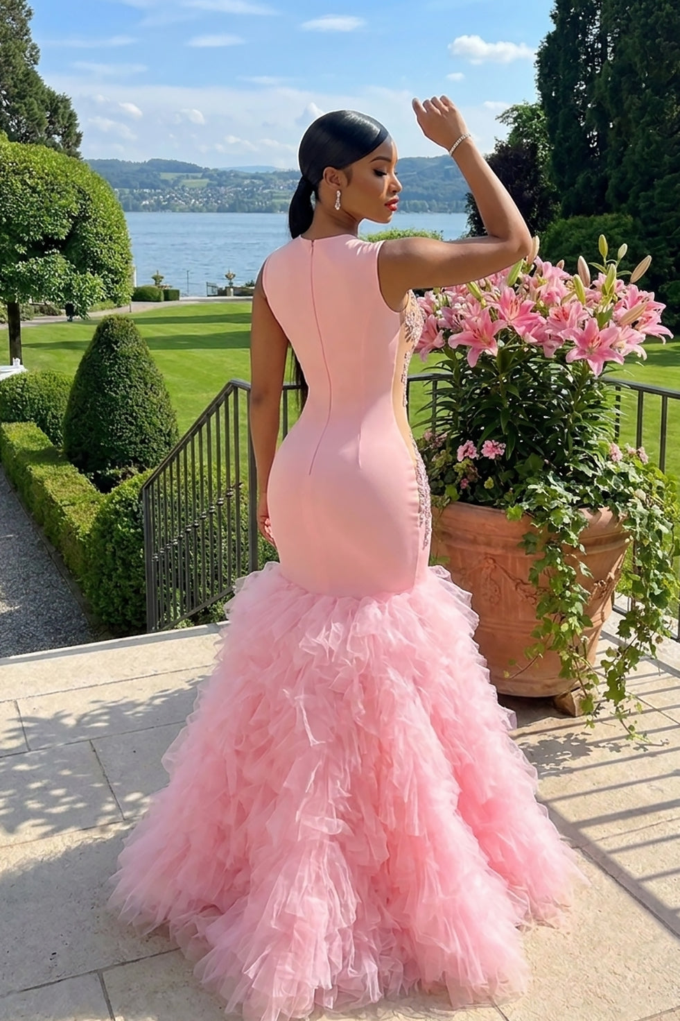Finn Pink Maxi Dress (Ready to Ship)