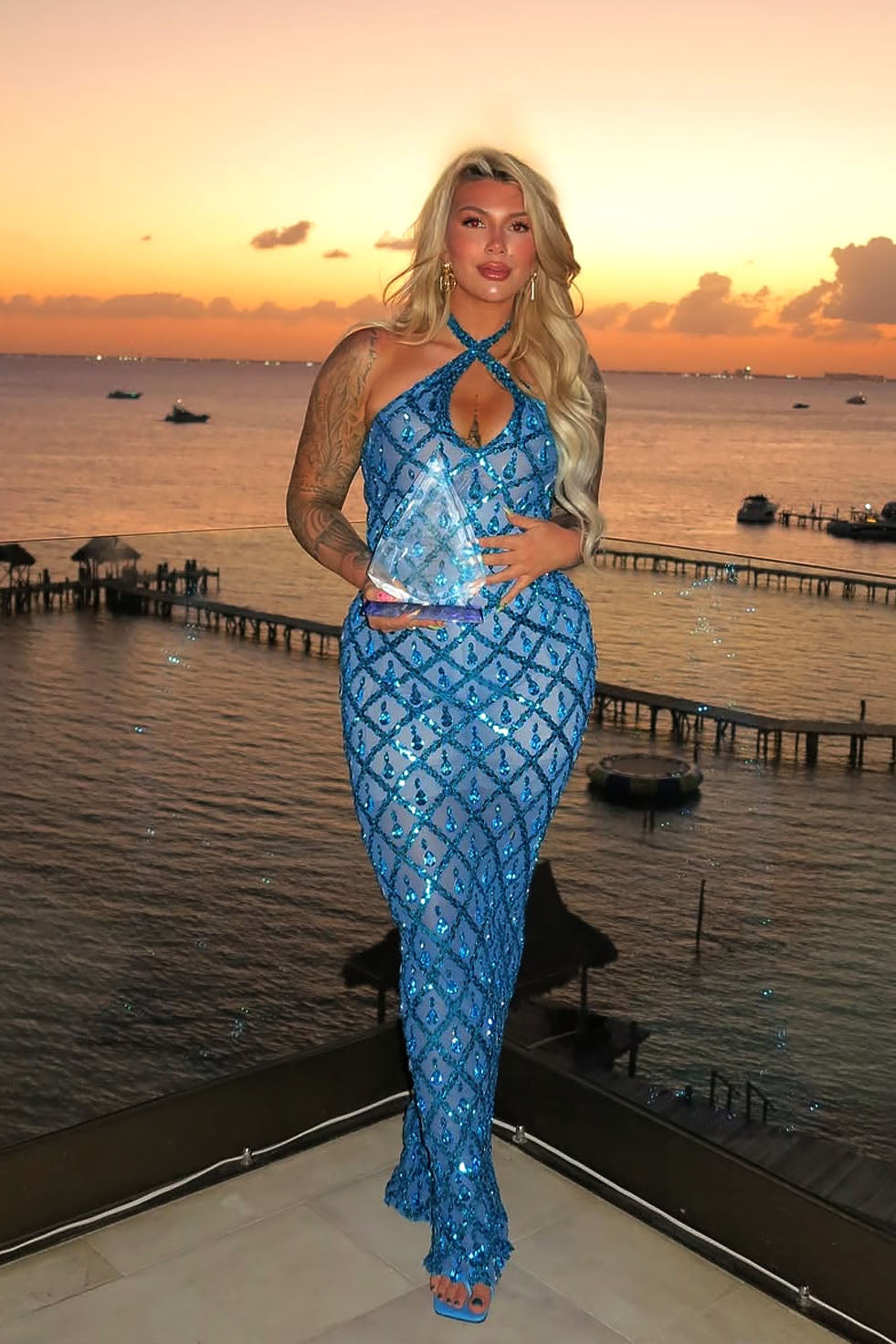Midnight Halter Dress (Pre-Order)