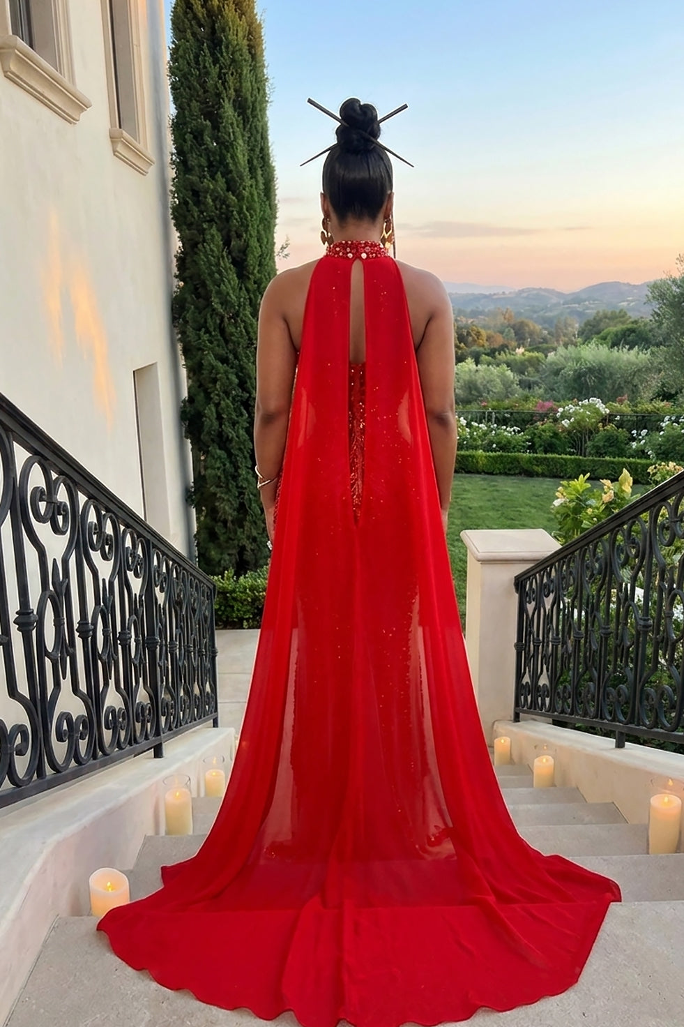 Auruma Goddess Red Dress (Pre-Order)
