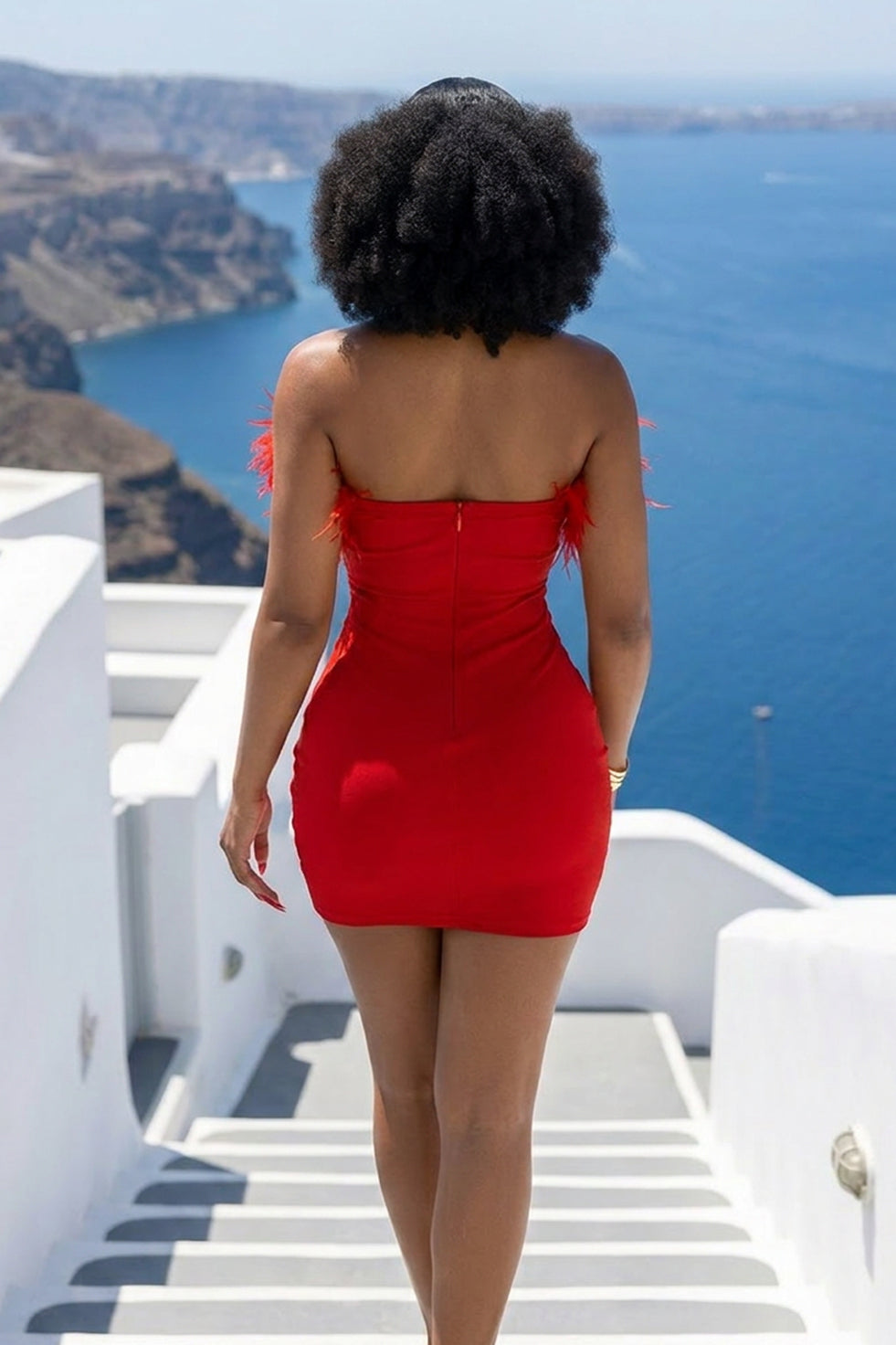 Stolen Kisses Red Mini Dress (Ready to Ship)