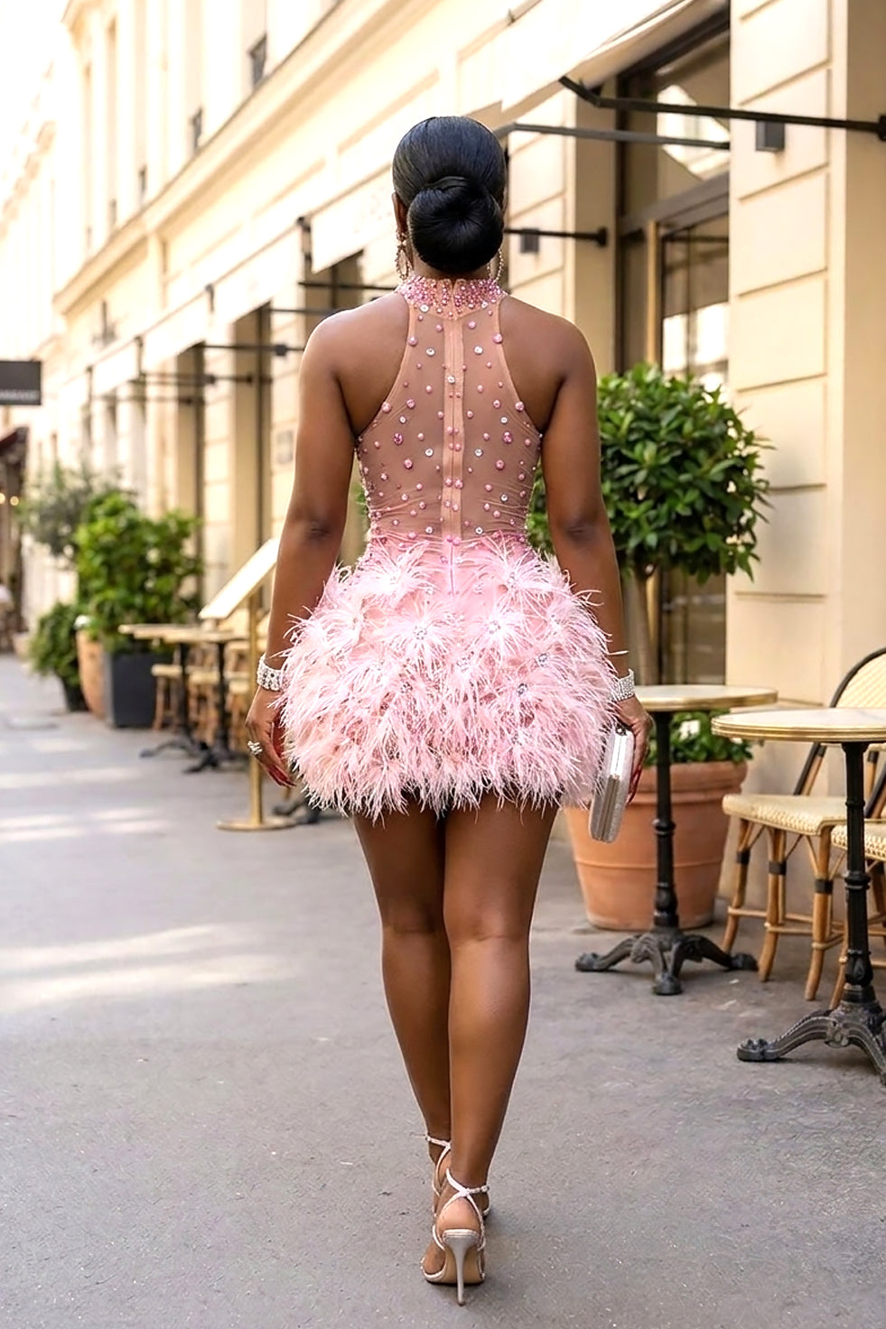 Yana Pink Mini Dress (Pre-Order)