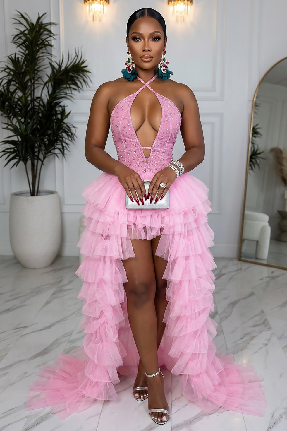 Pink Palace Dress (Ready To Ship)