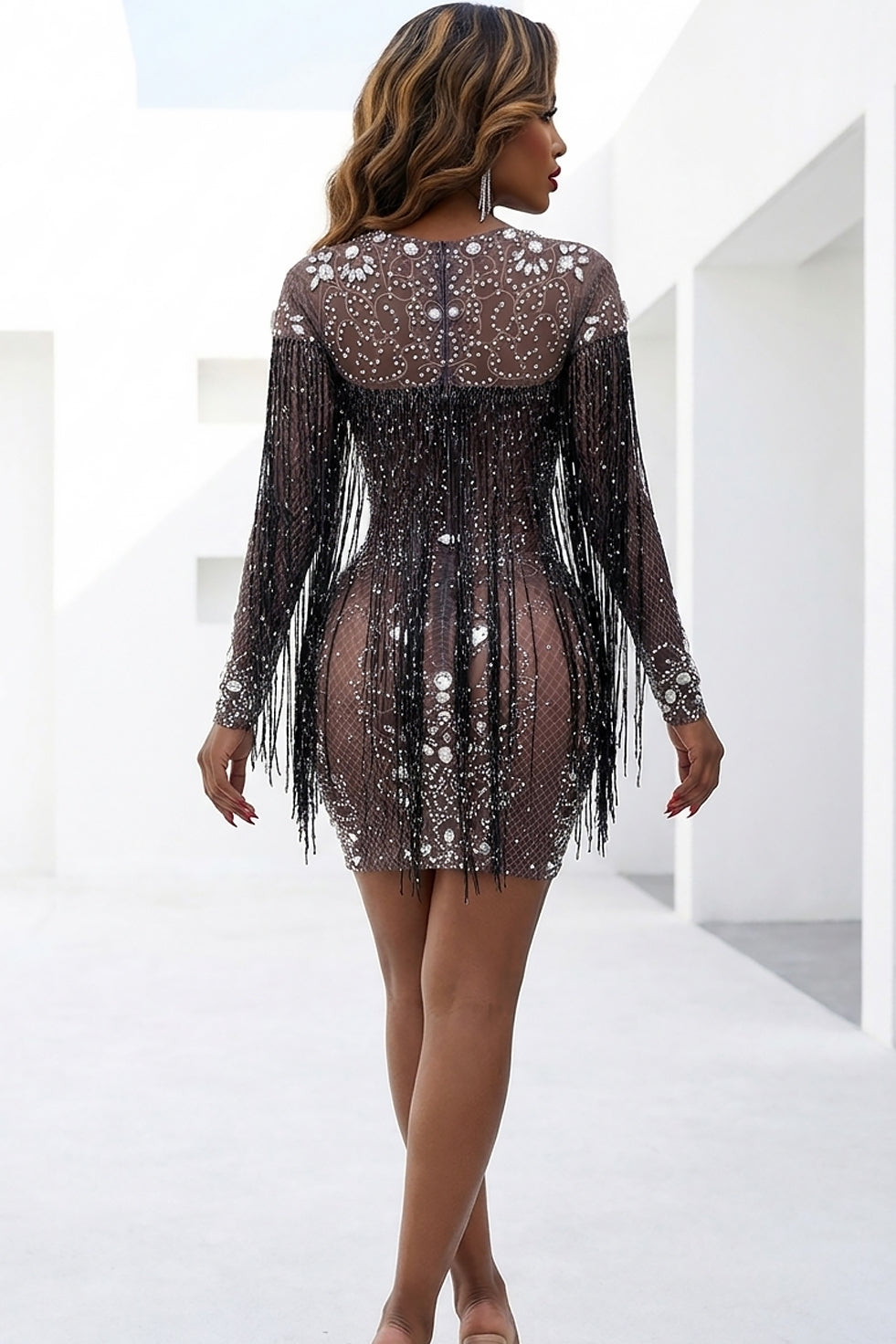 Rome Black Mini Dress (Ready To Ship)