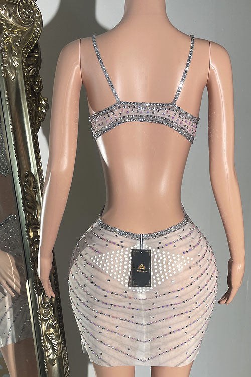 June Diamante Dress(Ready To Ship) - amekana.mom