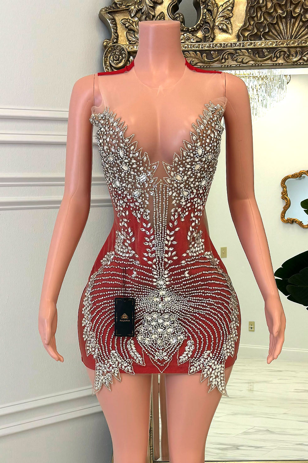 Dendera Red Dress (Ready to Ship)