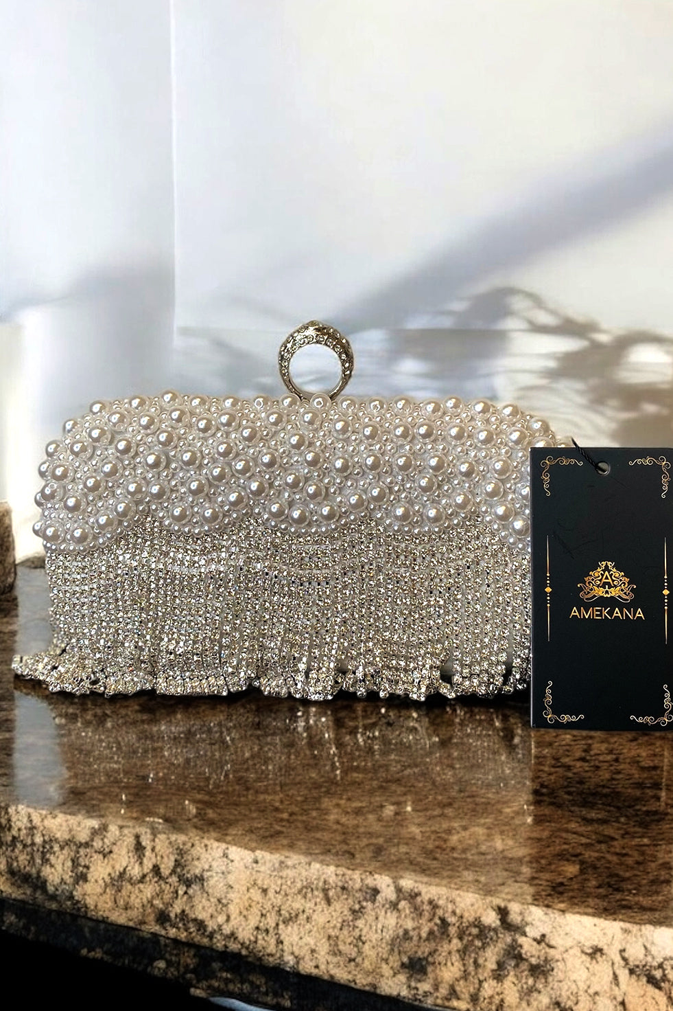 Duchess Pearl Clutch (Ready to Ship)