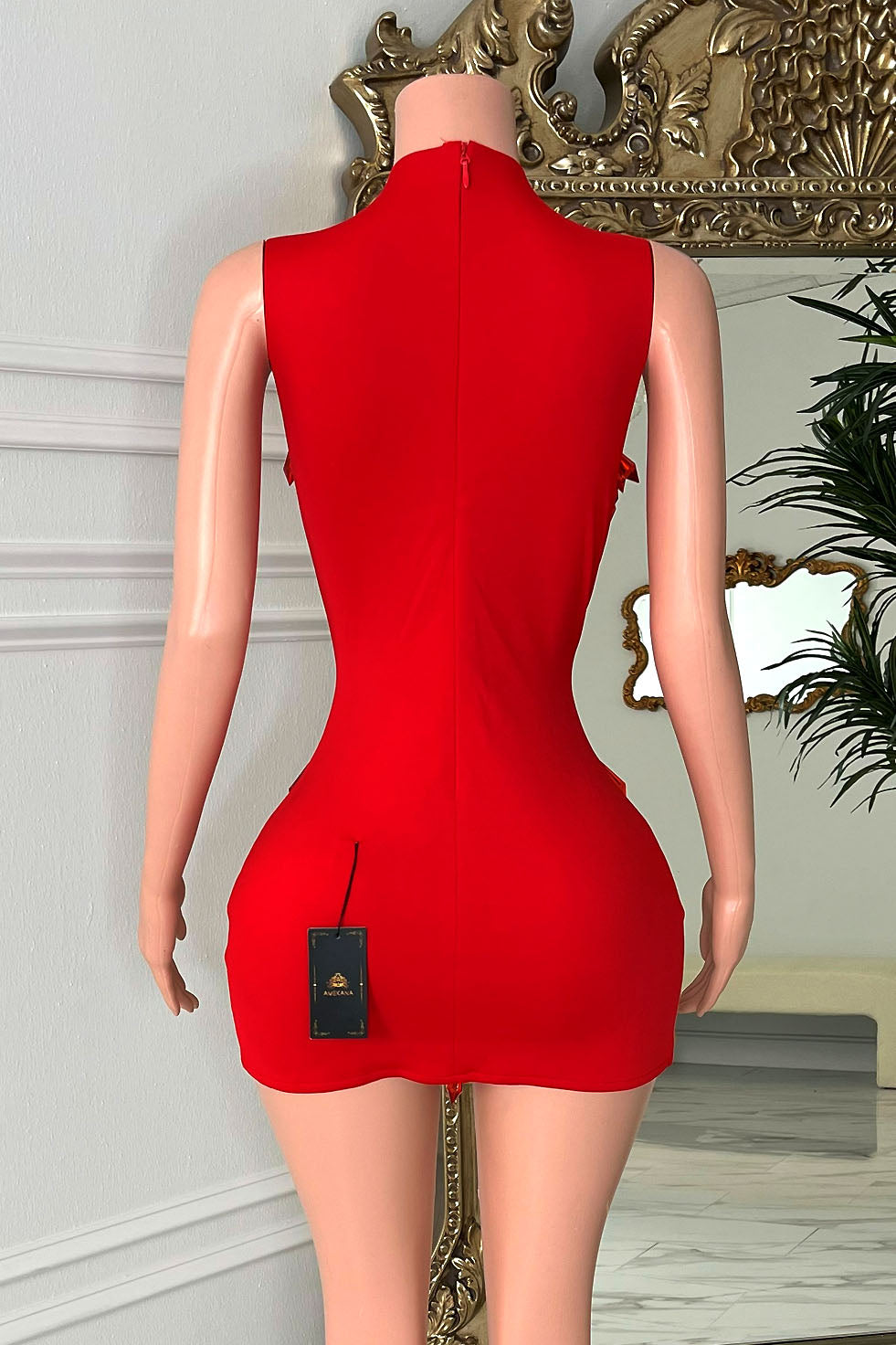 Agata Red Dress (Ready To Ship)