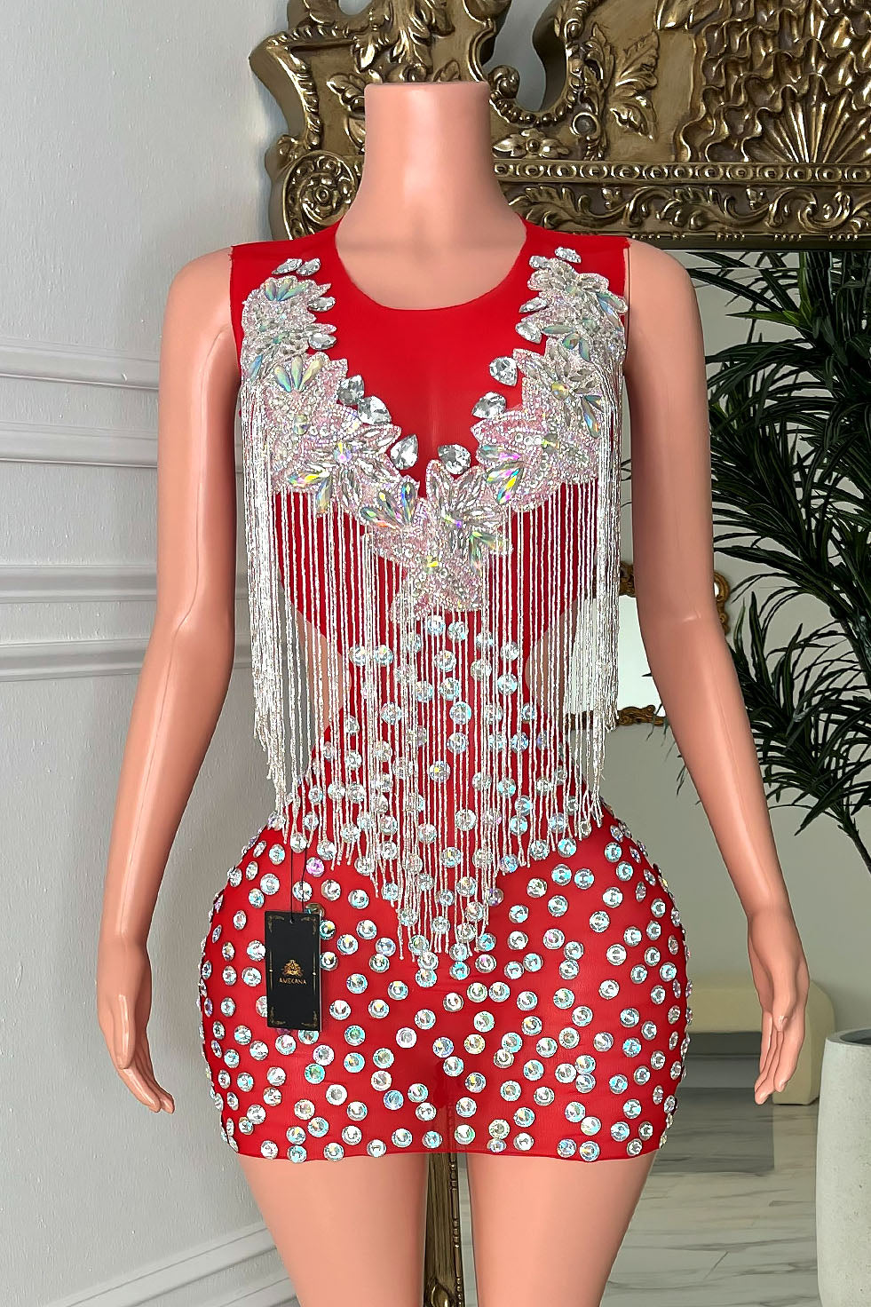 Tallie Chain Dress(Ready To Ship)